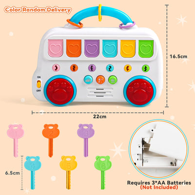 Musik-Babyspielzeug mit Licht & Ton Schlüsseltier 