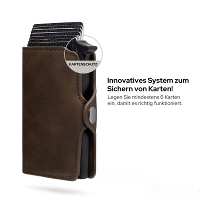 1 Porte-cartes protégé avec protection RFID