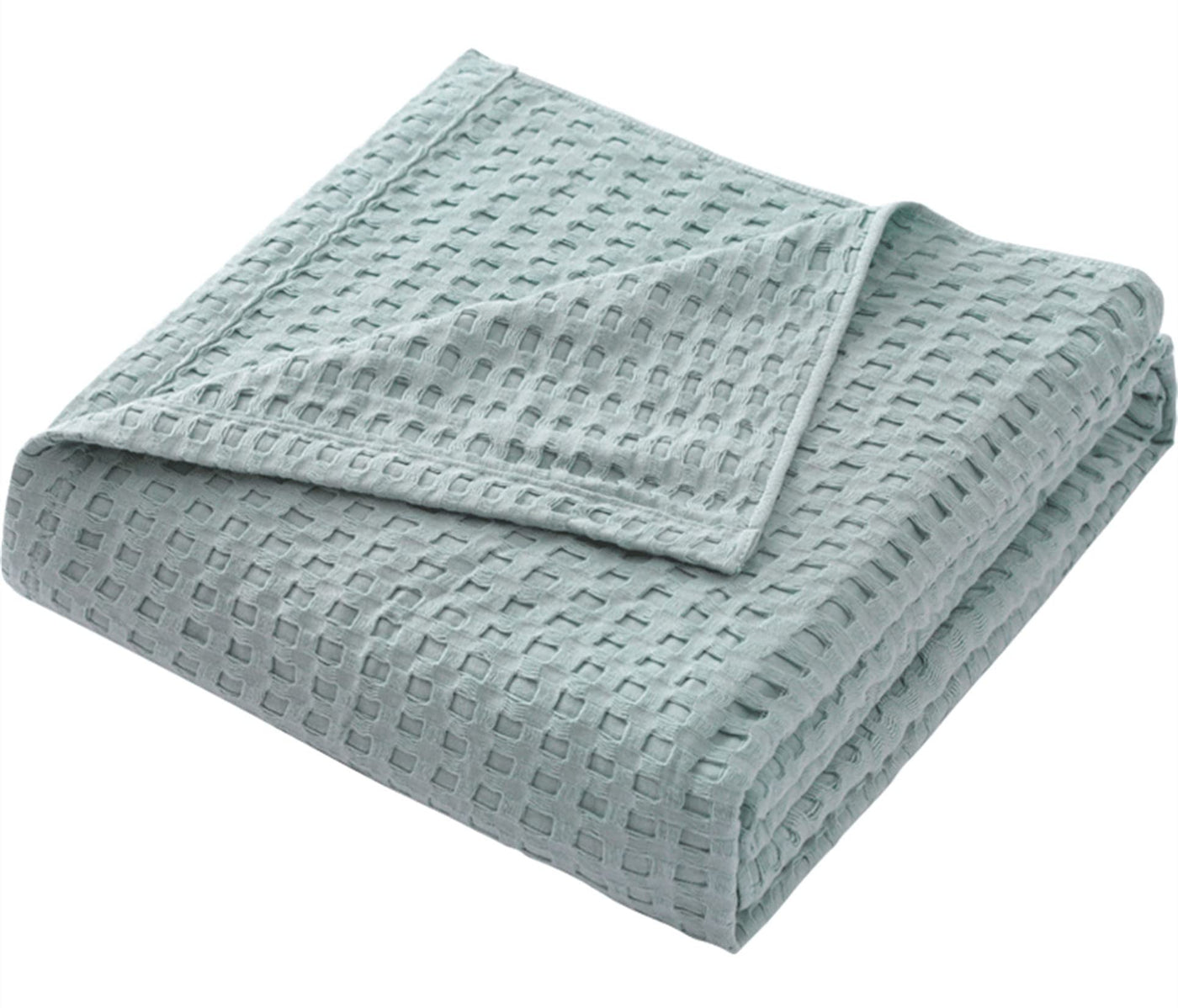 Bedspread cotton waffle pique cuddly blanket