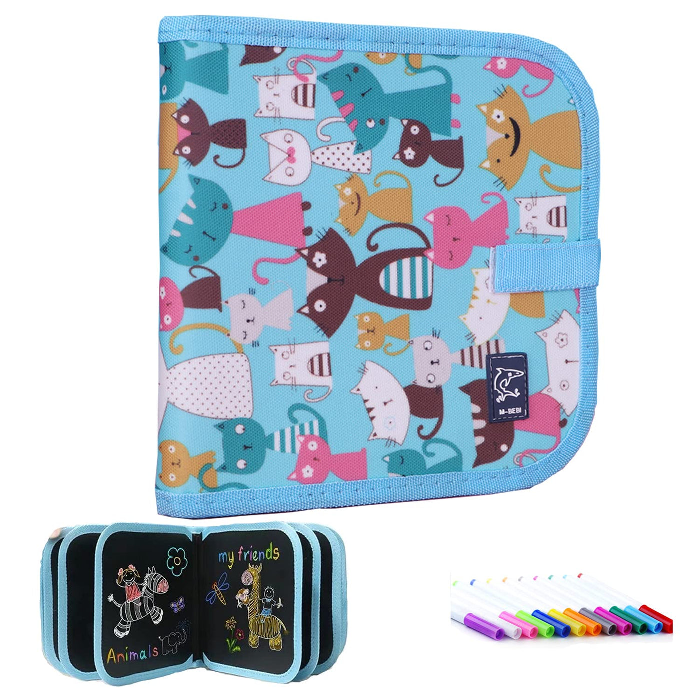 Livre de coloriage pour enfants Réutilisable, planche à dessin Effaçable