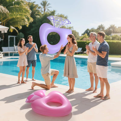 Pool floats, Inflatable Diamond Ring Pool Float