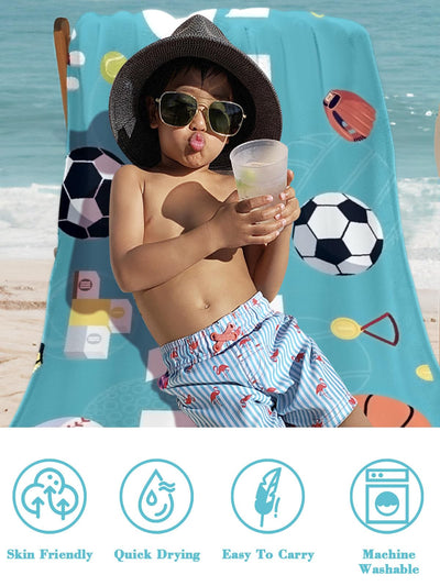 Serviettes de plage à séchage rapide