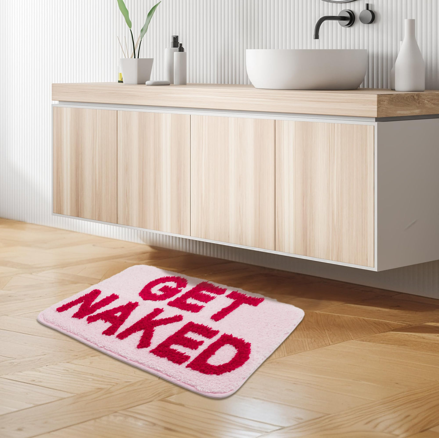 Tapis De Salle De Bain En Microfibre, Tapis De Douche De Baignoire