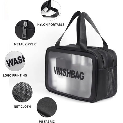 Trousse à cosmétiques, trousse de toilette pour homme，dry and wet separation, portable waterproof toilettry bag