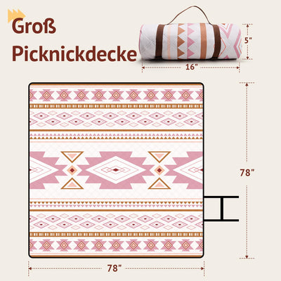 Picknickdecke Reise Campingdecke Reisedecke