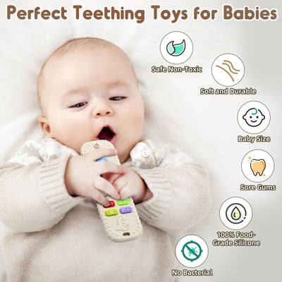 Anneaux de dentition, aide à la dentition télécommandée pour les bébés et les jeunes enfants