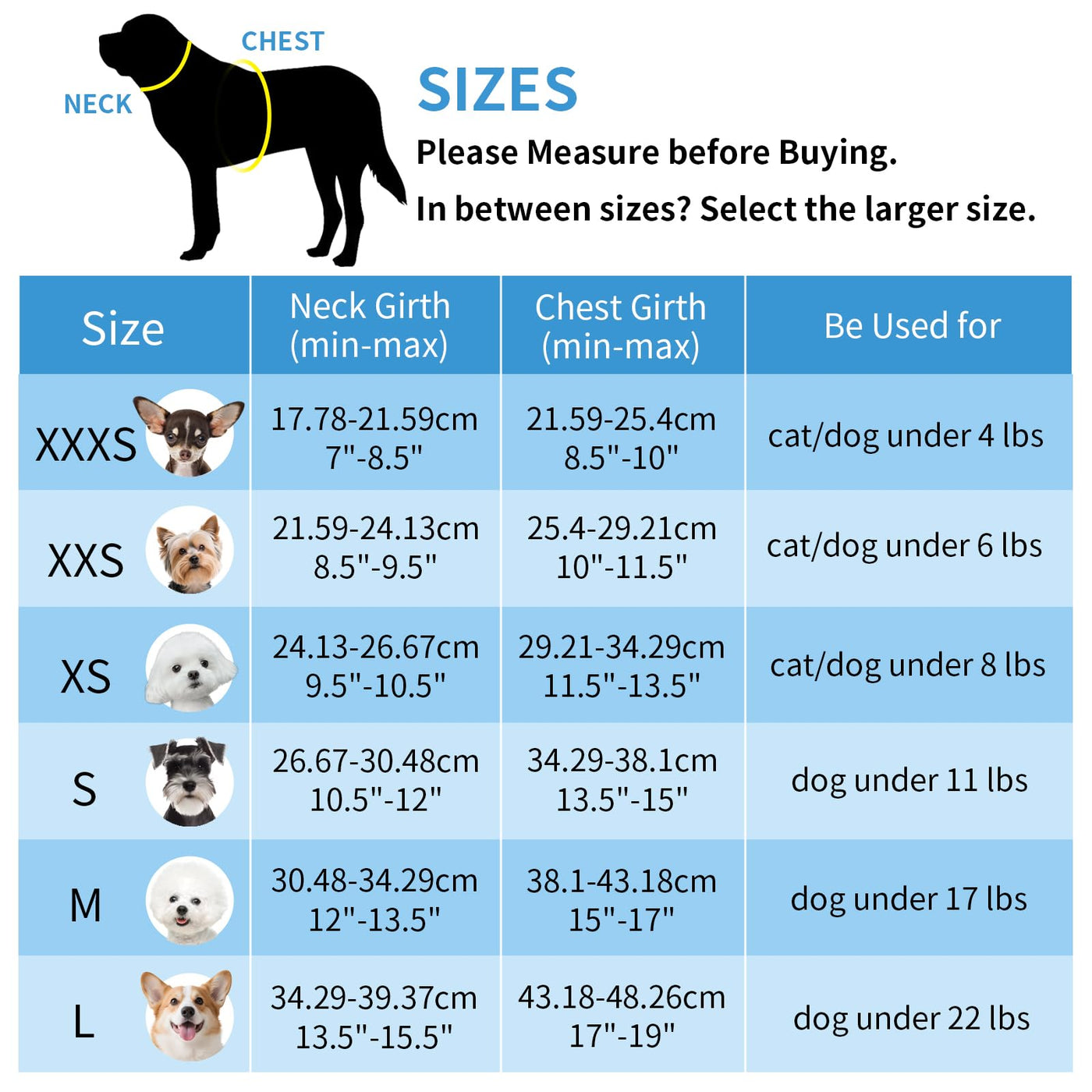 Vest for all weather, reflective pet tableware