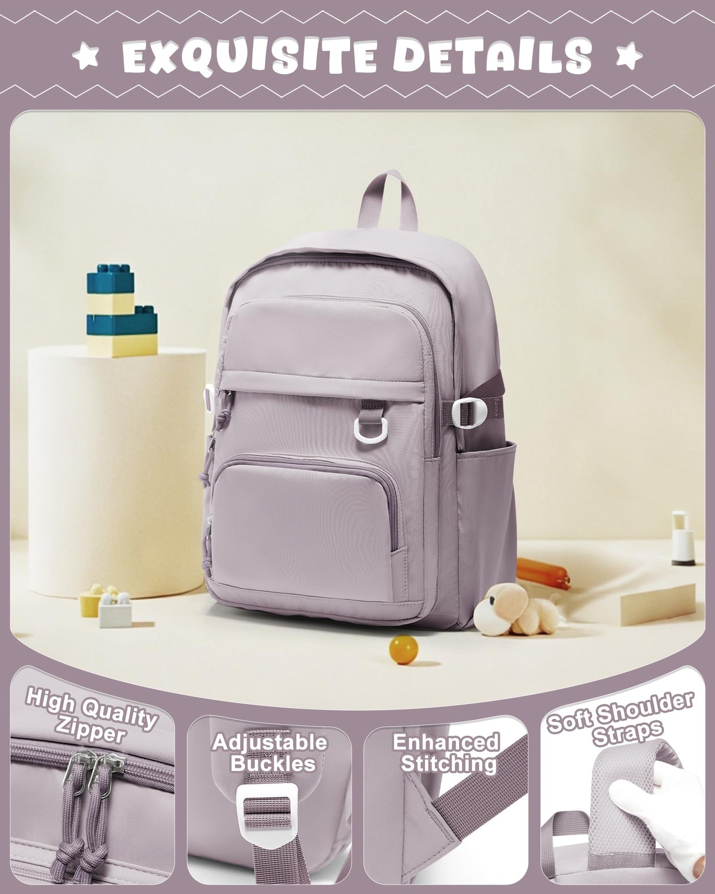 Leichter Schulrucksack Teenager, Rucksack Univcersity