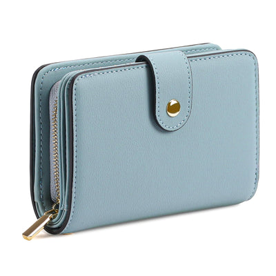 Wallet Zipper with Coin Pocket & RFID Protection
