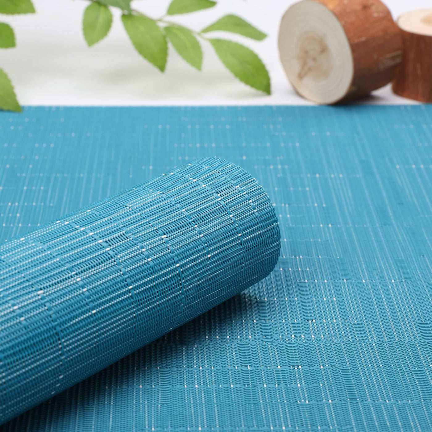 Placemats Washable Set of 6, Woven Placemats Non-slip Heat-resistant