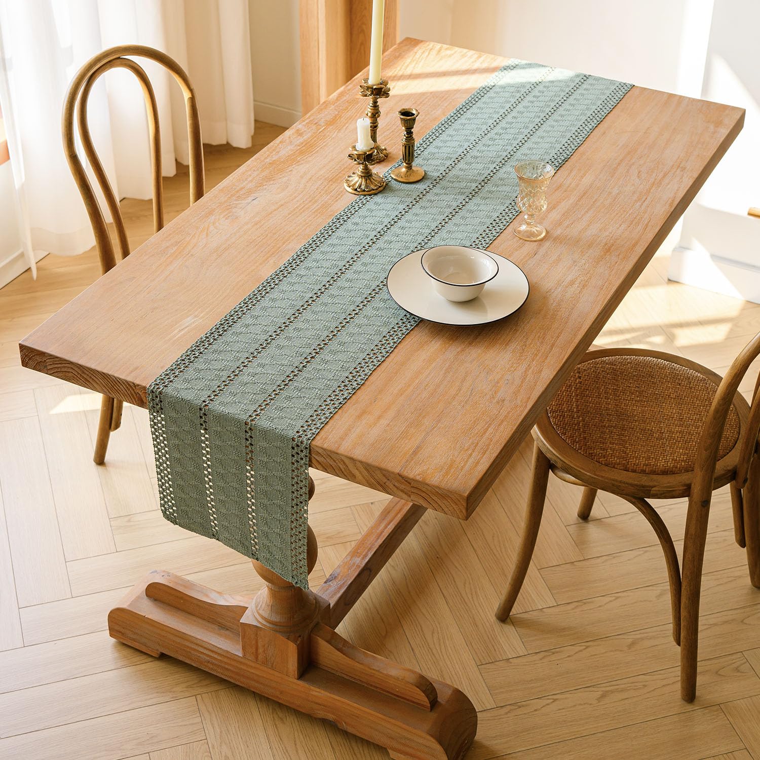 Chemin de Table Boho Macramé