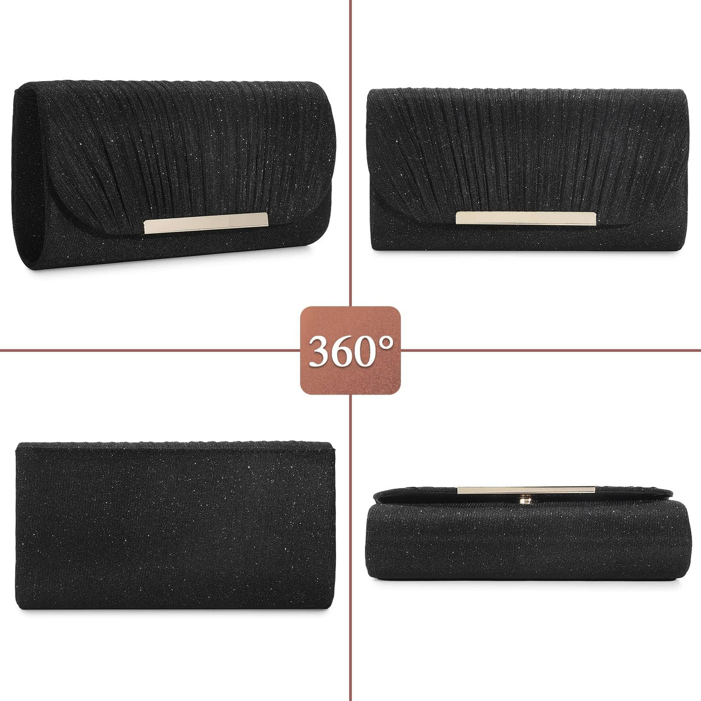 Sac de soirée, sac à main à la mode, pochette de mariage élégante, sac à chaîne enveloppe