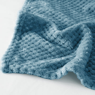 Couverture douillette Couverture en polaire super douce et chaude pour le canapé et le lit avec motif gaufré, couverture douillette et confortable