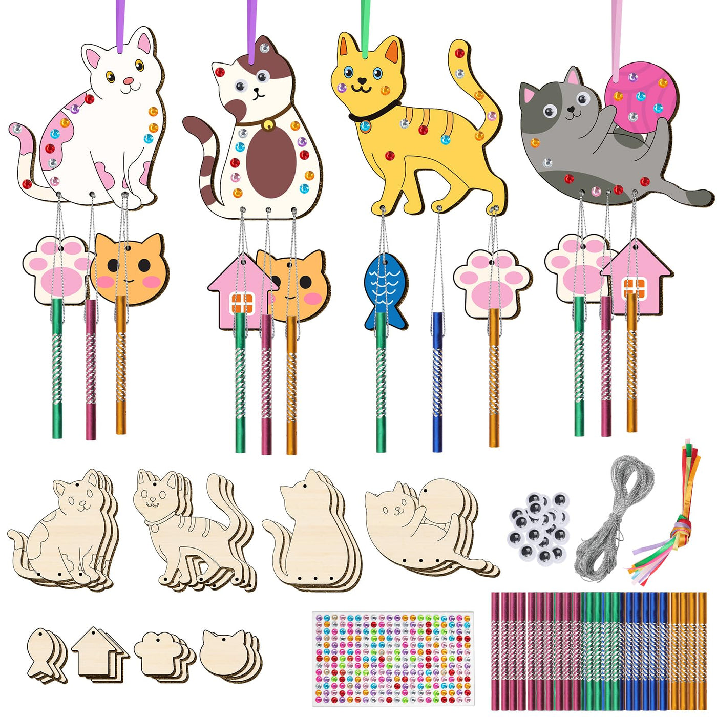 Wind chime craft set for children