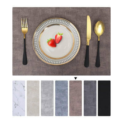 Set de 4 sets de table lavables, sets de table imperméables, beaux sets de table