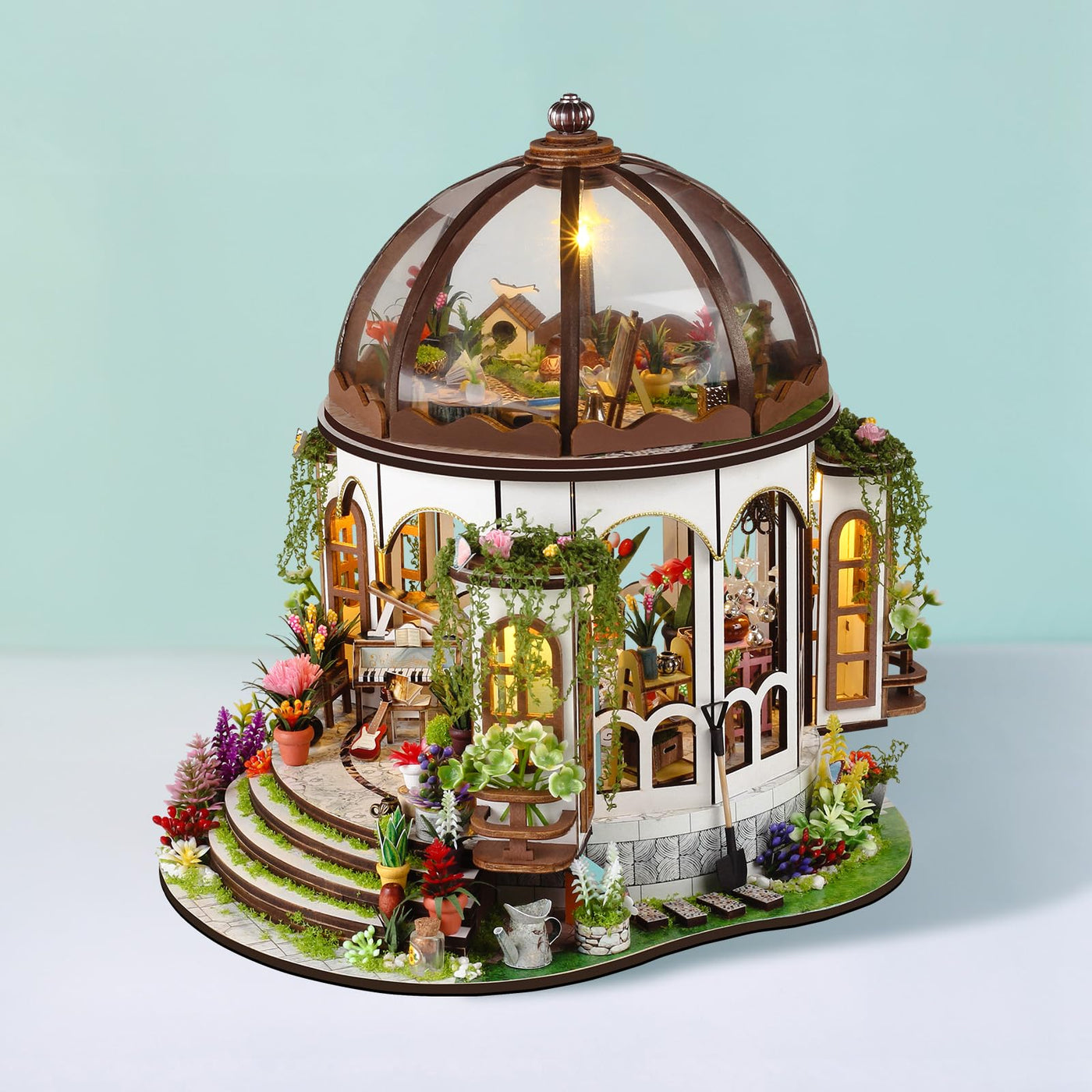 DIY Miniature House Building Kit for Adults to Build