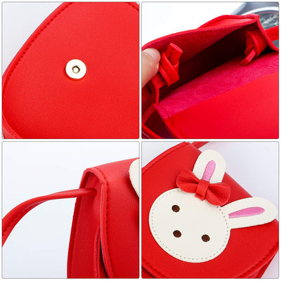 Sac à bandoulière pour enfants, sac à bandoulière lapin, cuir PU
