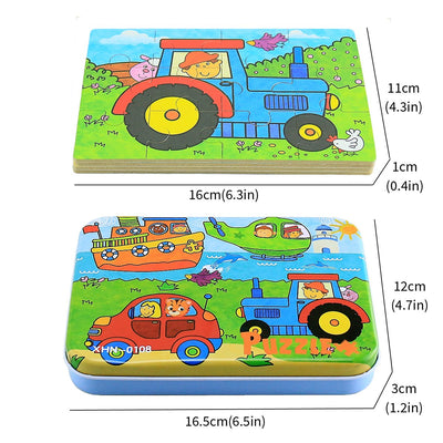 Kinderpuzzle 64 Teile Puzzle für Kinder Puzzle vier Schwierigkeitsgrade