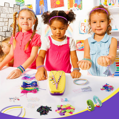 Faites Vos Propres Bracelets D'Amitié, Bracelets De 292 Pièces, Cadeaux Pour Filles, 6 Ans Et Plus, Artisanat De Bijoux à Faire Soi-Même