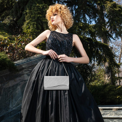 Abendtasche, Modische Handtasche, Elegante Hochzeitstasche, Kettenumschlagtasche