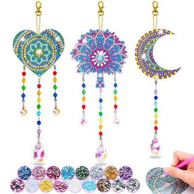 Craft kit kids wind chimes craft set kids diamond