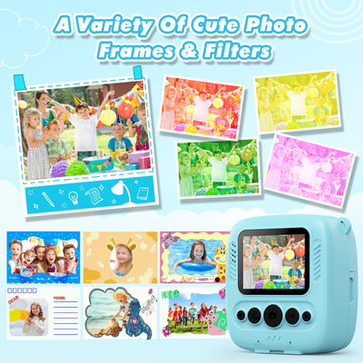 Kids camera instant camera, instant camera kids with card & printing paper