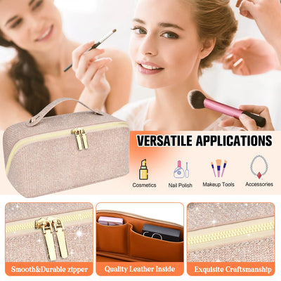 Cosmetic Bag Portable Travel Make-up Bag with Large Capacity Waterproof Organizer