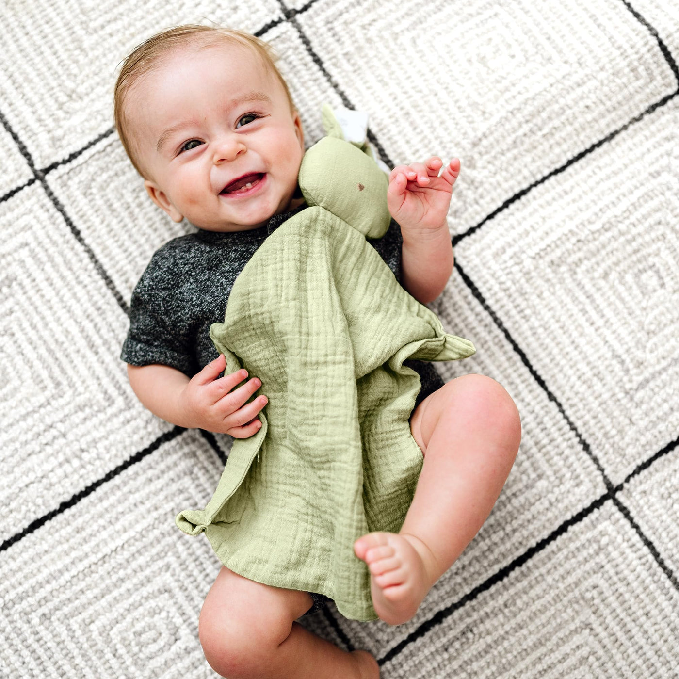 Doudou lapin pour bébé - Doudou en mousseline de soie comme cadeau de naissance /doudou bébé/ doudou bébé