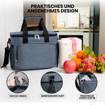 Kühltasche, Lunchbag, Thermotasche mit Folienfutter, isolierte Lunchbag