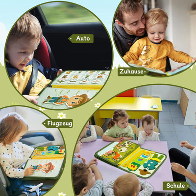 Busy Board 10 in 1 Toy Activity Board Motor Toys & Educational Toys