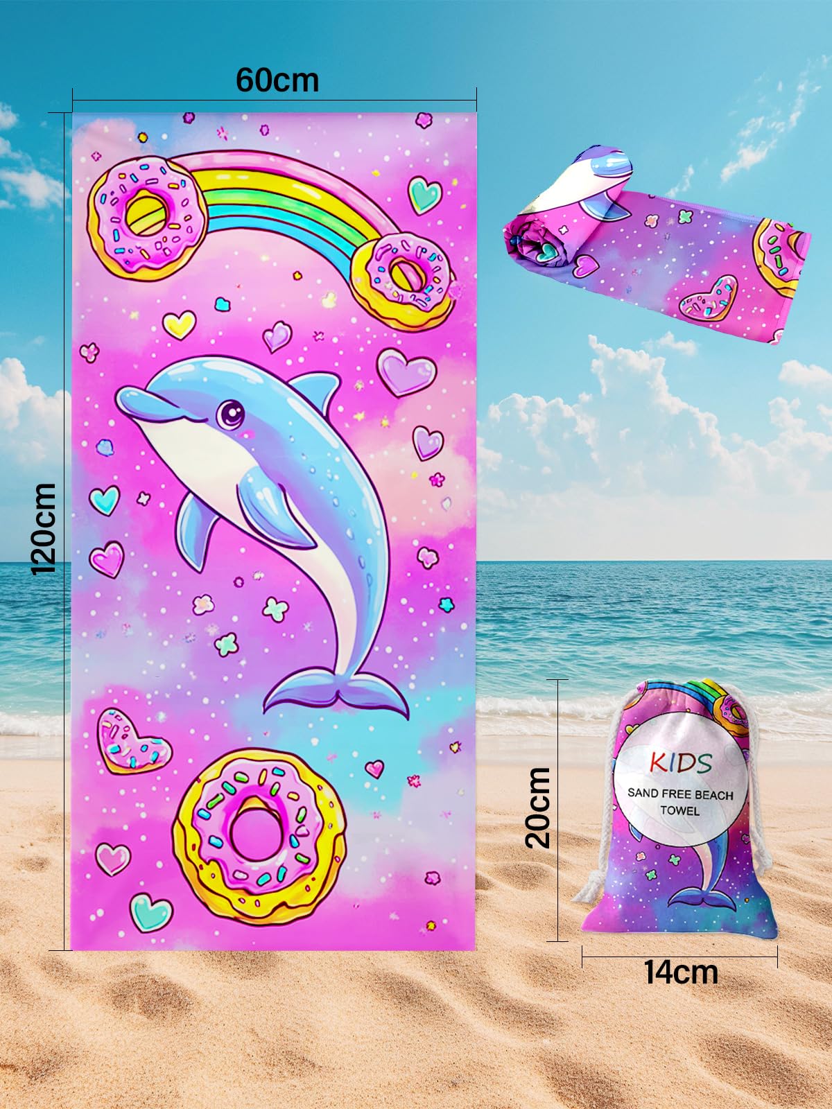 Serviettes de plage à séchage rapide