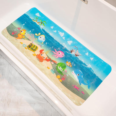 Bath mat: non-slip children's bath mat, baby-friendly, fun & safe bathing experience for toddlers in the bath & shower