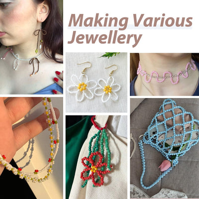 24 Color DIY Make Beads for Bracelets Set,with Golden Letter Beads DIY