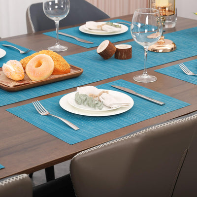 Placemats Washable Set of 6, Woven Placemats Non-slip Heat-resistant