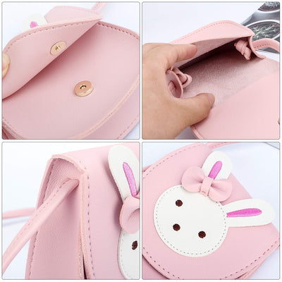 Sac à bandoulière pour enfants, sac à bandoulière lapin, cuir PU