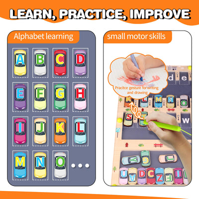 Jeu magnétique jeu de labyrinthe en bois jouet pour enfants jouet d'apprentissage de l'alphabet jouet de motricité