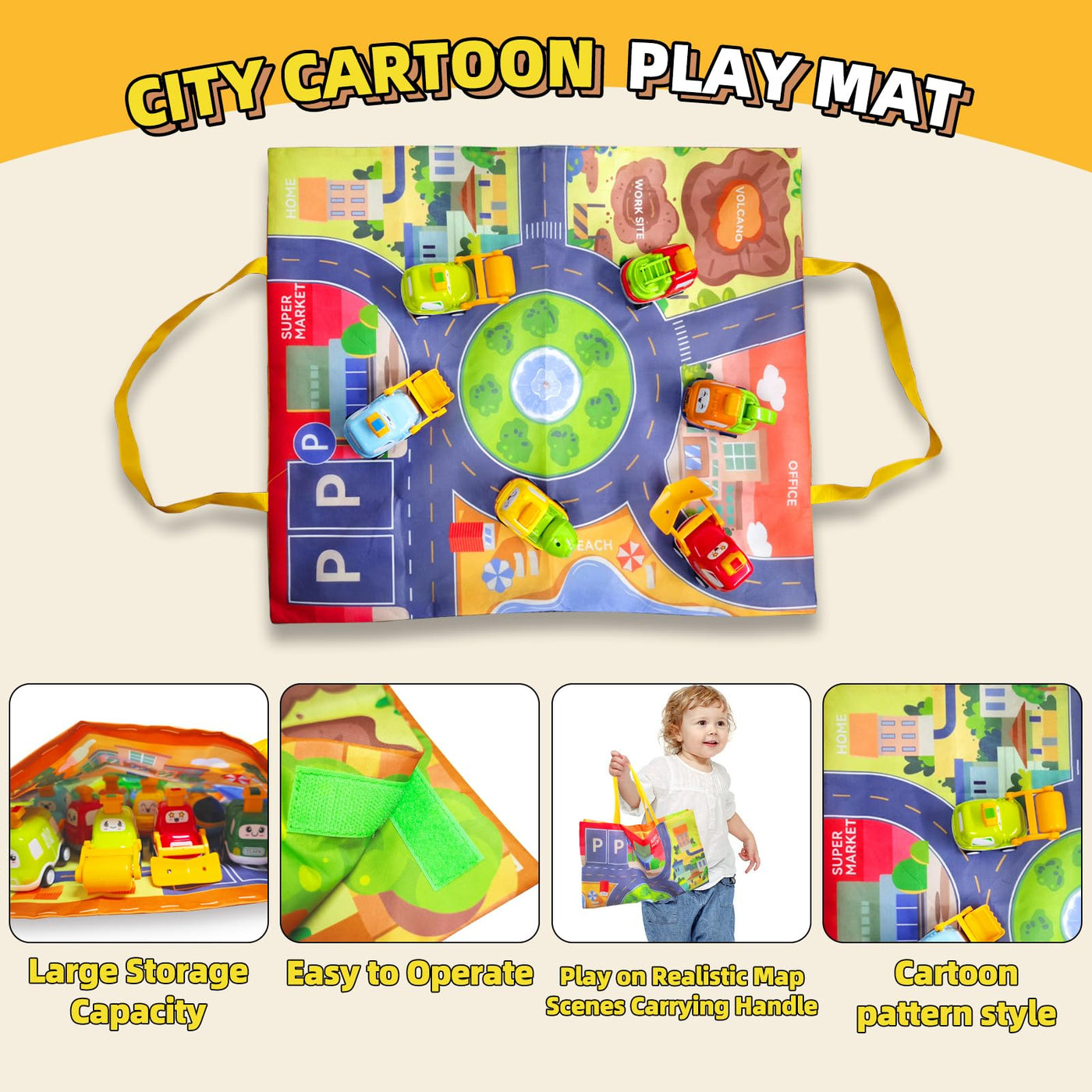 Toy cars to take away for kids 9 pieces
