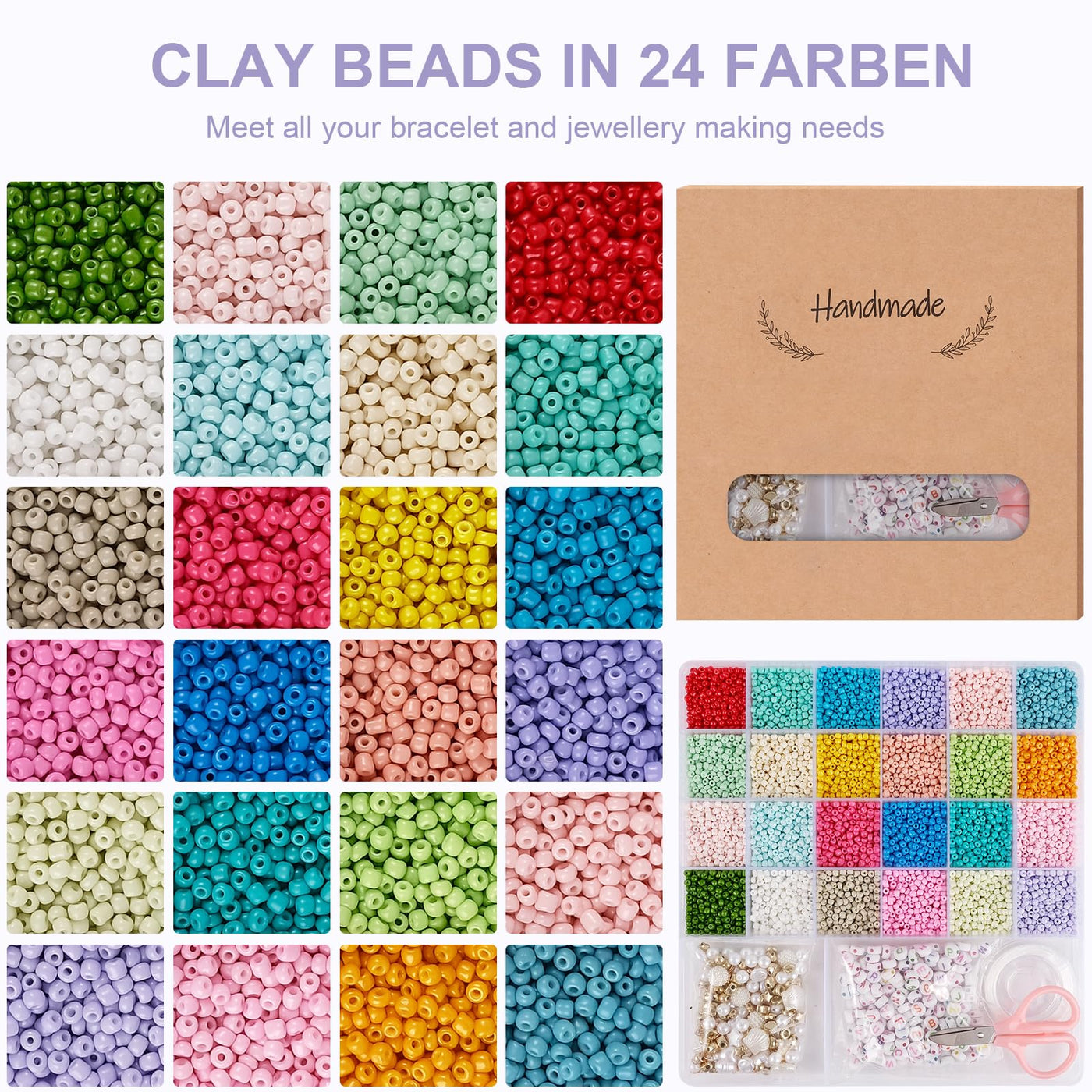 Beads Set Jewelry Beads for Bracelets