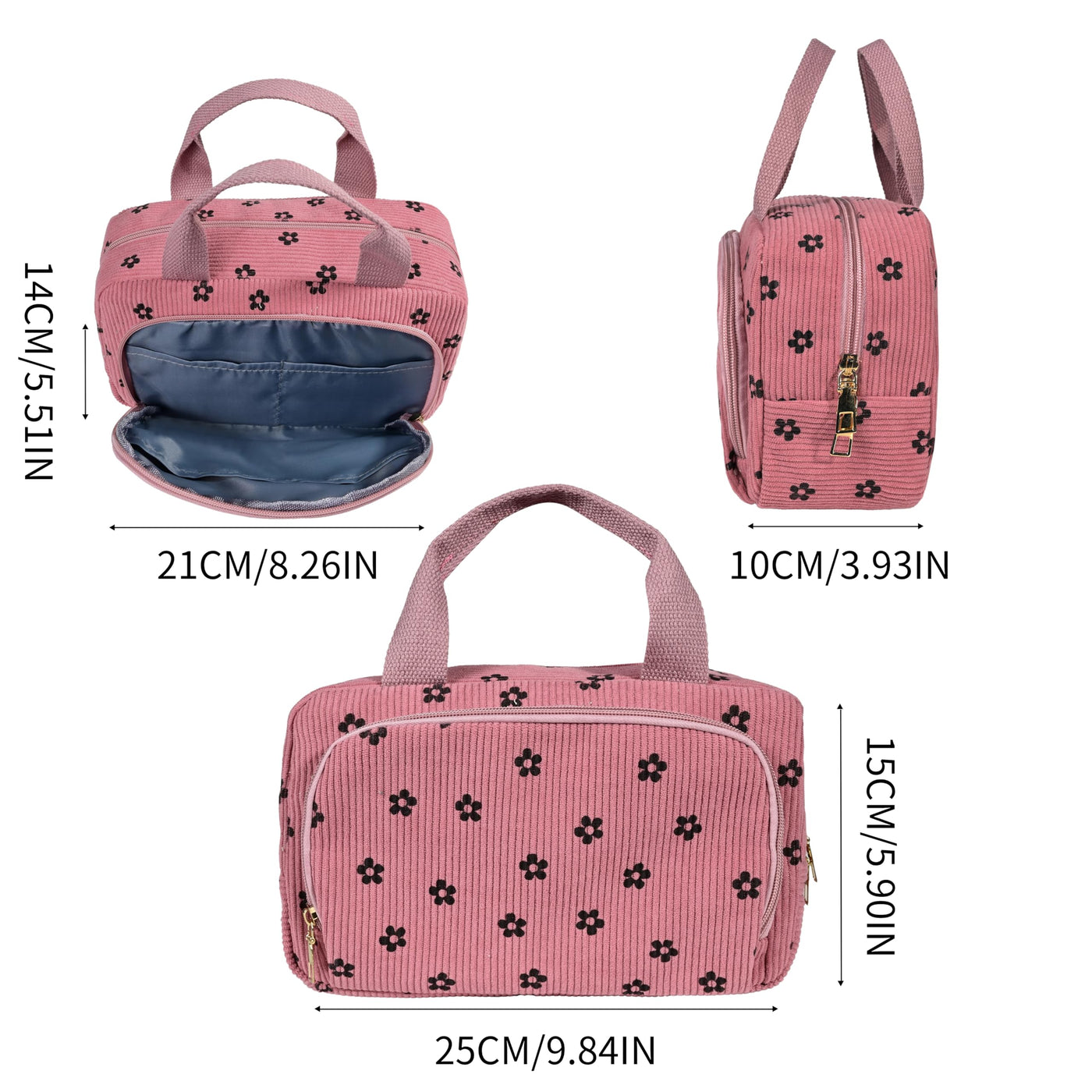 Kulturbeutel Cord Kosmetiktasche