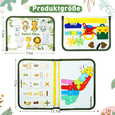 Busy Board 8 in 1 Toy Activity Board Motor Toys & Educational Toys