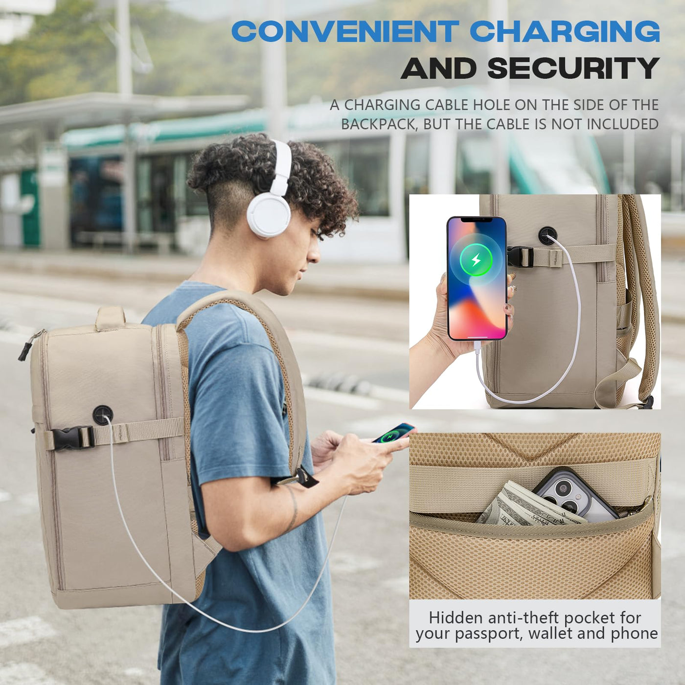 Hand luggage, Travel Backpack Underseat