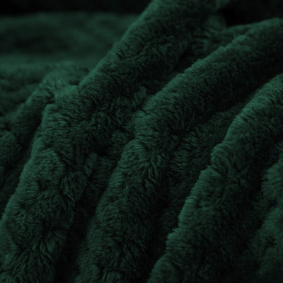 Couverture douillette Couverture en polaire super douce et chaude pour le canapé et le lit avec motif gaufré, couverture douillette et confortable