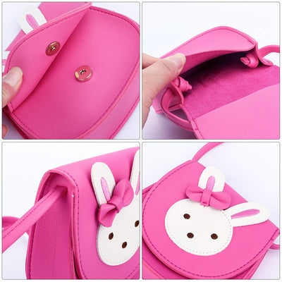 Sac à bandoulière pour enfants, sac à bandoulière lapin, cuir PU