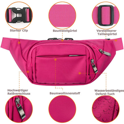 Ceinture Sac de taille étanche de grande capacité