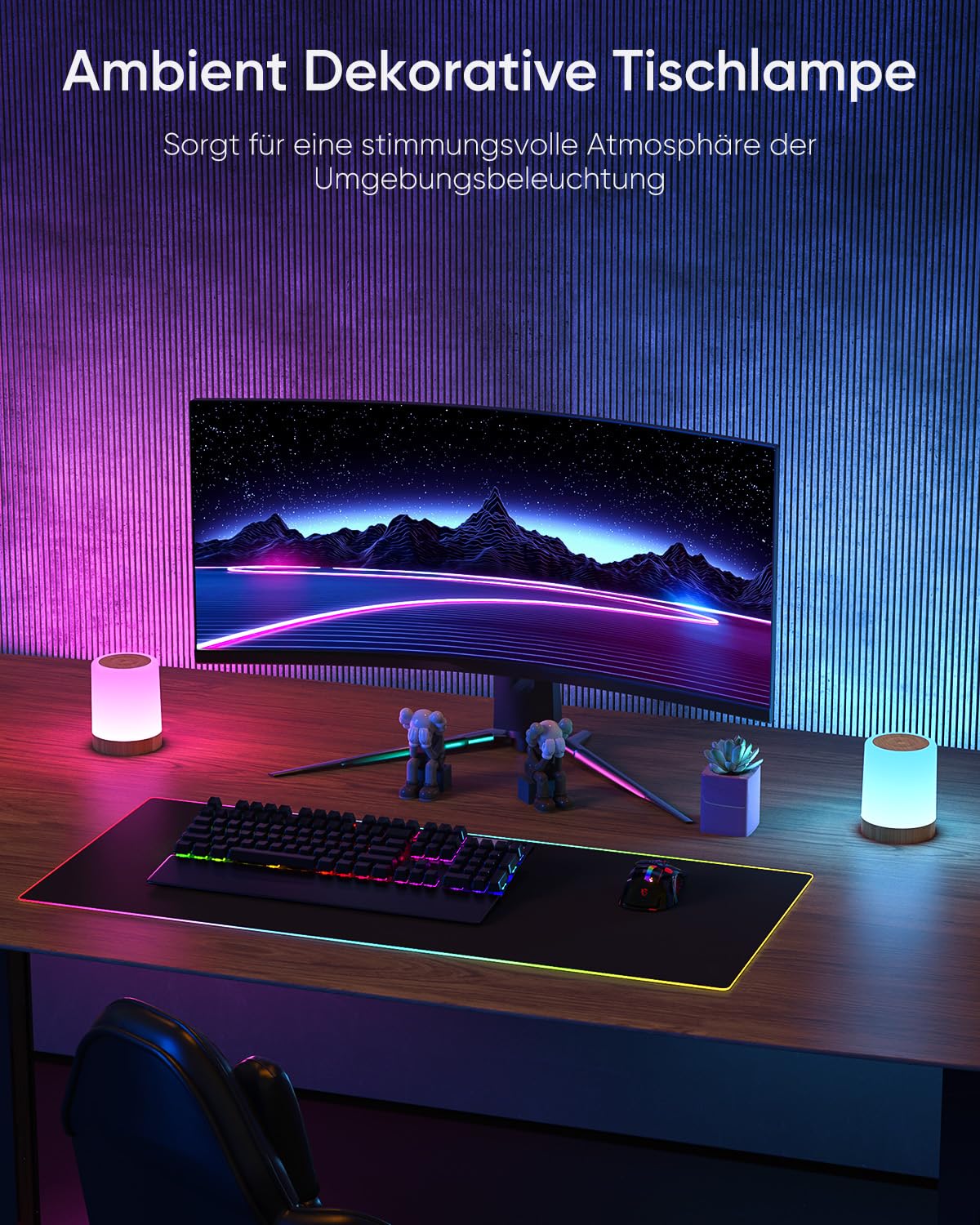 Lampe de Chevet LED Tactile Dimmable