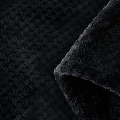 Couverture douillette Couverture en polaire super douce et chaude pour le canapé et le lit avec motif gaufré, couverture douillette et confortable