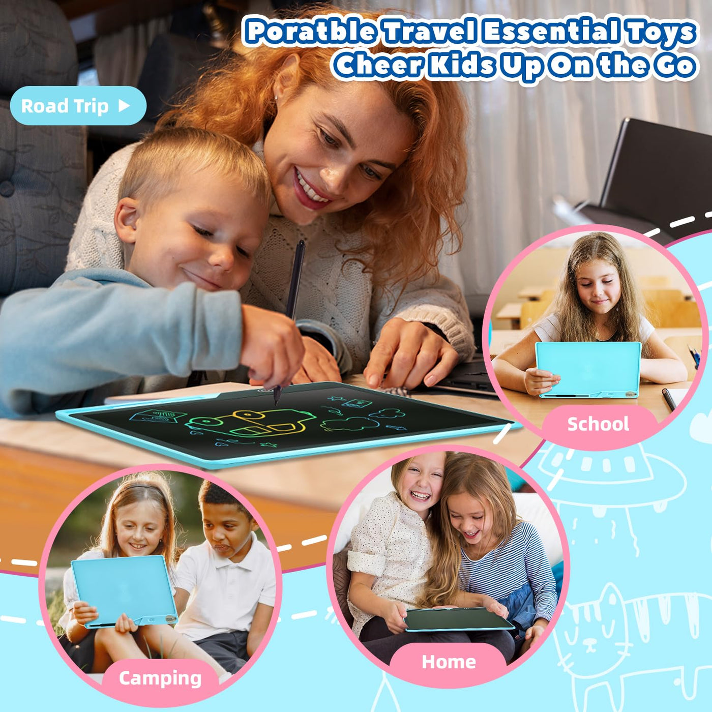 LCD Writing Board Children's Rechargeable Magic Board,Eco-friendly Educational Toy