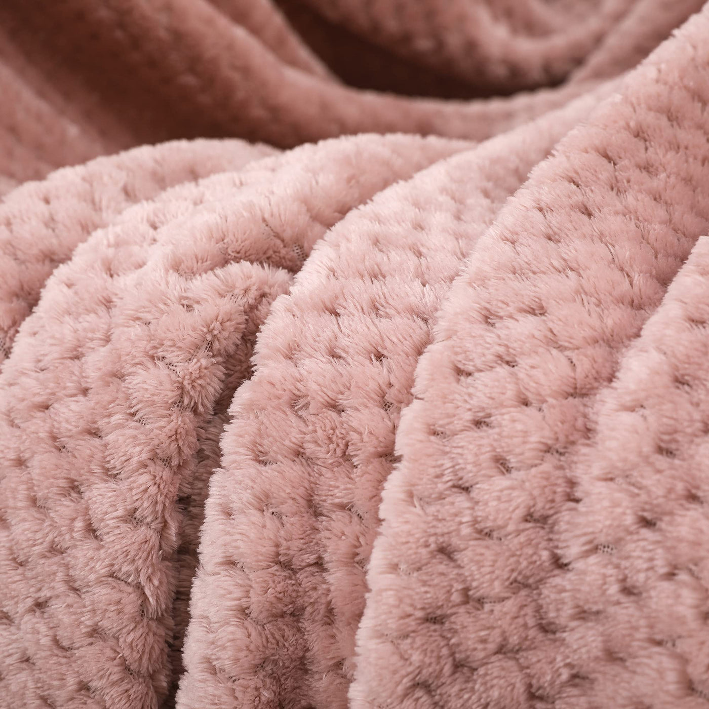 Couverture douillette Couverture en polaire super douce et chaude pour le canapé et le lit avec motif gaufré, couverture douillette et confortable