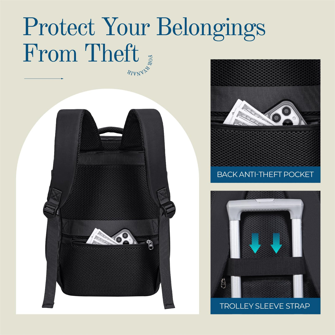 Hand Luggage Backpack Travel Backpack Bag Carry on Luggage