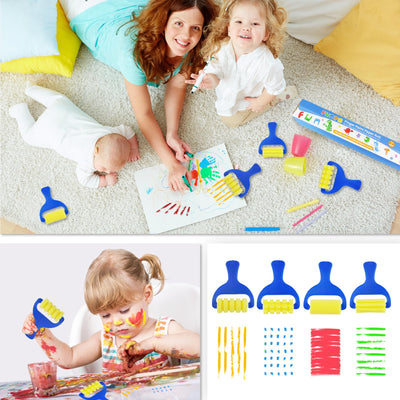 Set de peinture au doigt lavable, peinture au doigt non toxique pour les fournitures d'art pour enfants